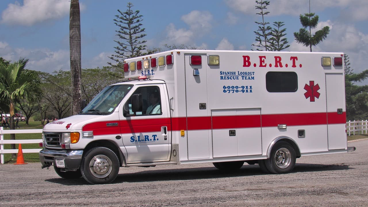 救護車。圖片來源:pixabay